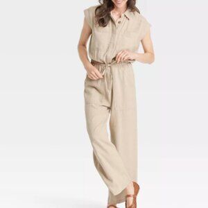 Women's Linen Jumpsuit - Universal Thread™ Size 6